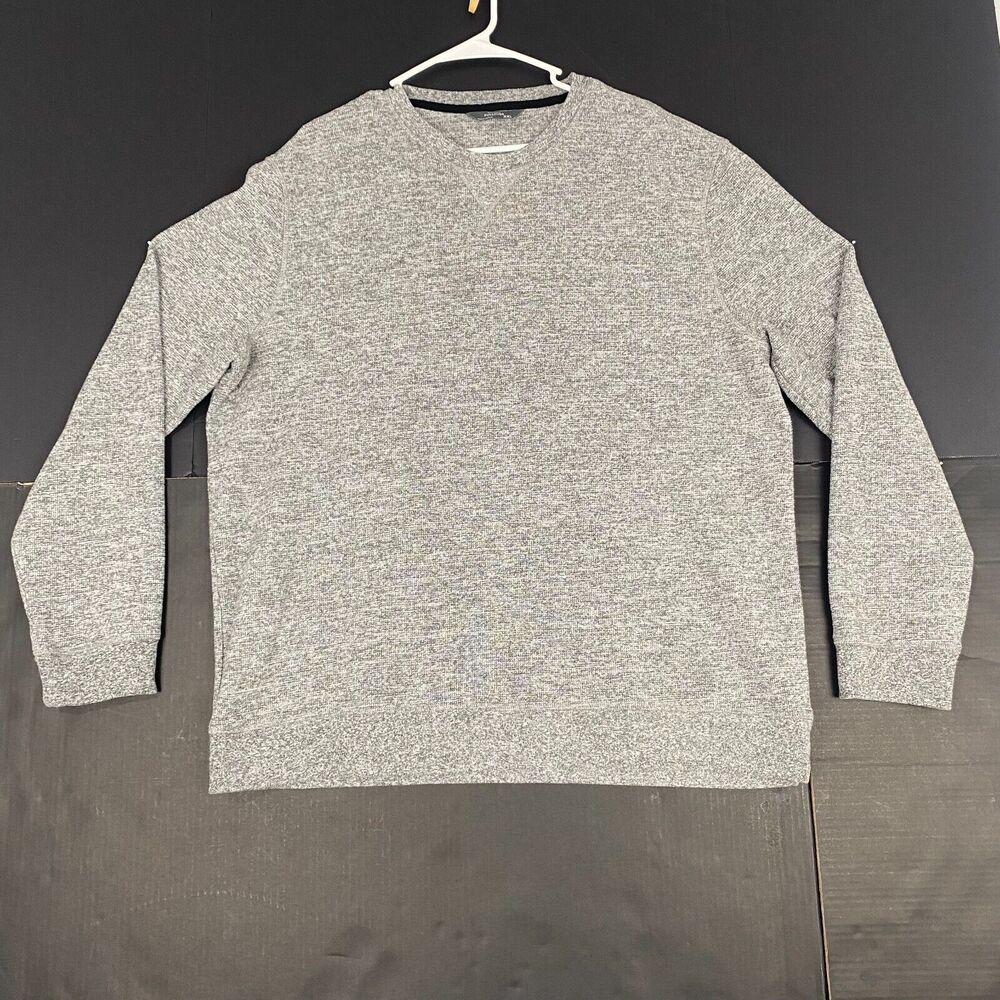 Members Mark Mens Size XXL‎ Gray Pullover Sweater Thermal Long Sleeve Comfort